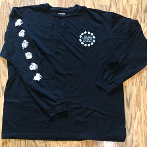 Vans peanuts snoopy long sleeve t shirt  good condition size xxl